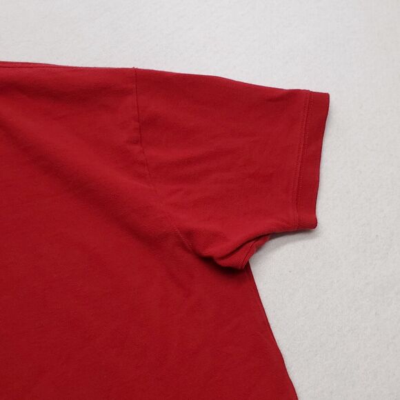 Eddie Bauer Casual Pullover Short Sleeve Polo Shirt Adult Mens Size L Red - Picture 5 of 8
